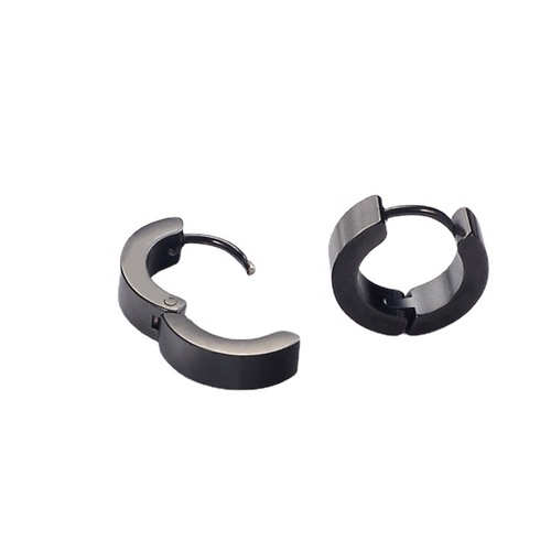 Cross-border best-selling clip-on earrings trendy titanium steel ear clips personalized niche temperament ear accessories wholesale