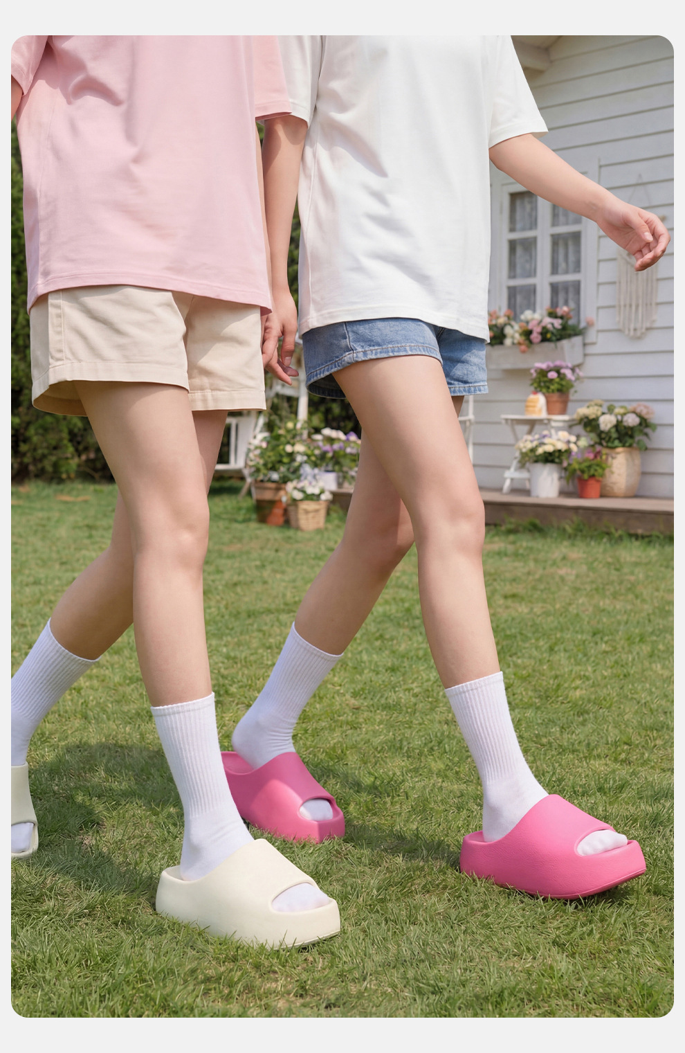 Zomer slippers voor dames van eva met dikke zool antislip_voghion.com
