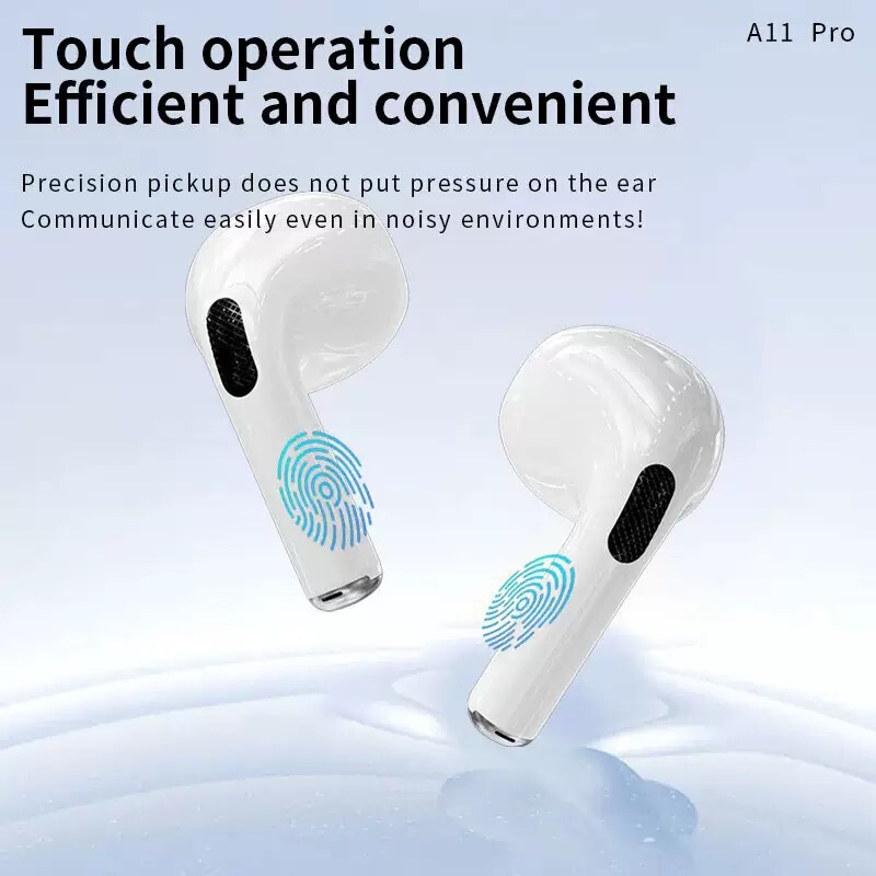 クロスボーダー華強北 A11pro ジェリー ワイヤレス Bluetooth ヘッドセット ノイズリダクション プライベート モデル アプリ タッチ スクリーン ヘッドセット A9pro|undefined
