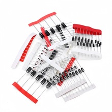 常用二极管元件包,8种共100只,含1N4148,1N4007,5819,5822,5408等