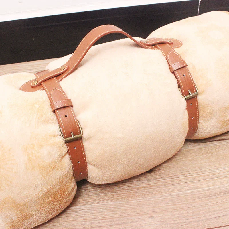 Напольный коврик для пикника на открытом воздухе Связанный галстук Регулируемый пояс для галстука Веревка для хранения Влагостойкий пляжный коврик Фиксированный пояс для галстука