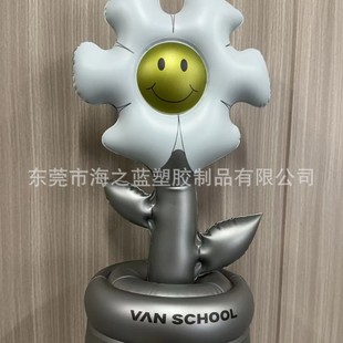 Customized Wholesale Outdoor Advertising Design Creative Window Flower Inflatable Pvc Decorative Display Props