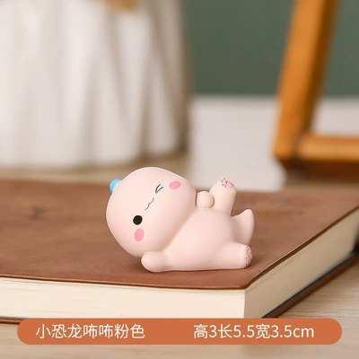 New Cute and Healing Style: Car ornaments - little-dinosaur-pink