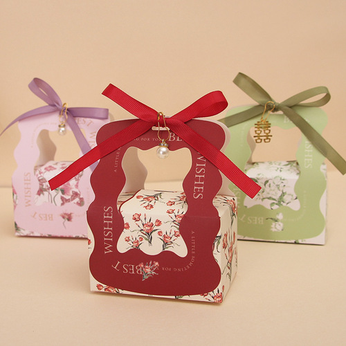 Wedding candy box for wedding high-end 2024 new sugar box wedding niche wedding candy gift box wedding candy bag packaging box