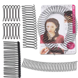 卷发球、发卷;盘发器;美发梳