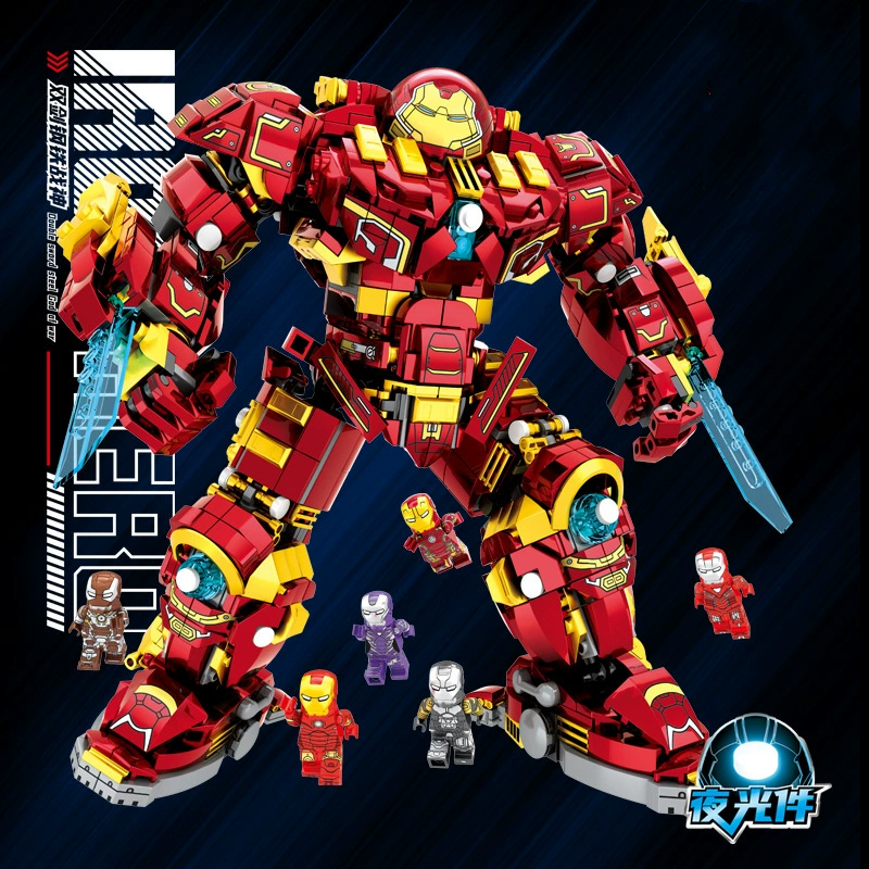 Конструктор Lego Мстители: Механизированный трансформер, Железный человек и Халк, несколько наборов
