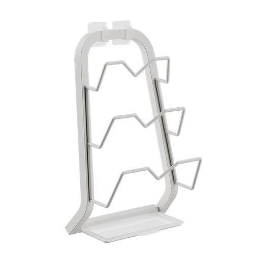 Pot lid rack wall-mounted punch-free kitchen storage rack multi-functional household storage rack cutting board rack multi-layer chopping board rack