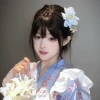 Blue peony flower (EA0131)