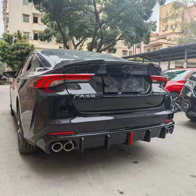 and a rear spoiler lower guard, Big Surrounded