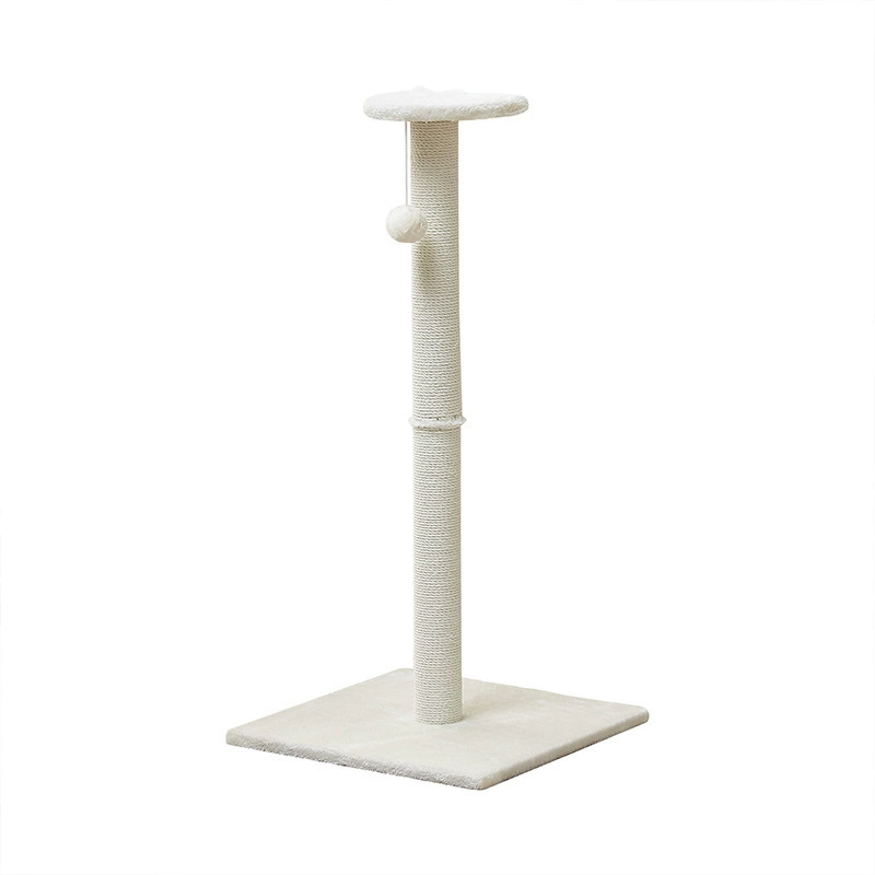 Universal white climbing frame, cat
