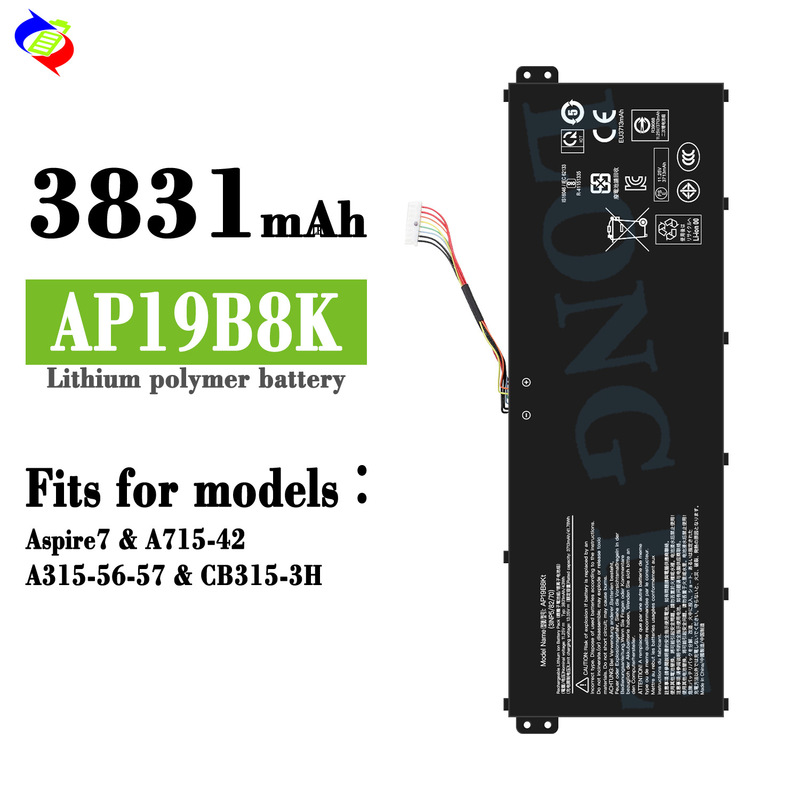 Suitable for Acer Ap19B8K Notebook Battery Aspire7/A715-42/A315-56-57/Cb315-3H