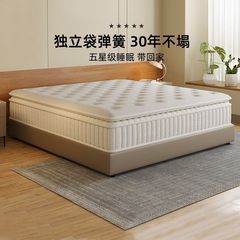 シモンズラテックス独立ポケットスプリングマットレス低反発ボックスマットレス圧縮ロールパックマットレス 1.8*2.0m