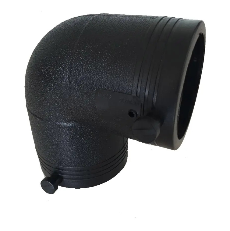 PE电熔90°弯头 PE50 63 75 90 110 160 200 250 315电熔90°弯头