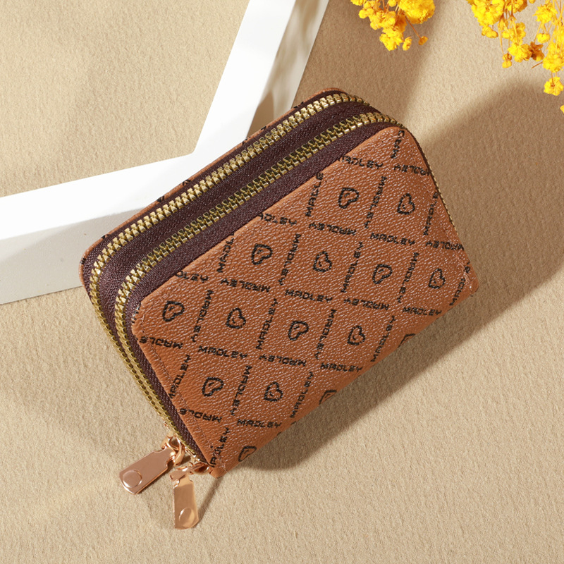 1 Piece Quantity Holiday, Daily Occasion Pu Leather Material Women's Letter Pu Leather Zipper Wallets