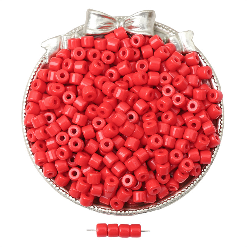 アクリルカラフル小さな円筒形ビーズマカロン色手ビーズdiy手作りビーズアクセサリー卸売|undefined