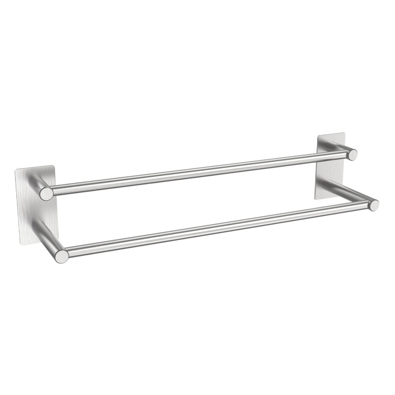 Towel Bar Cross-border Special for 304 Stainless Steel Towel Bar Single Rod Storage Rack Towel Rack Hanging Non-perforated Towel Rack