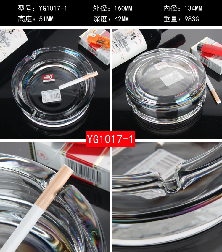 Cenicero de manzana verde al por mayor creativo cuadrado redondo para el hogar ktv logotipo de regalo de hotel