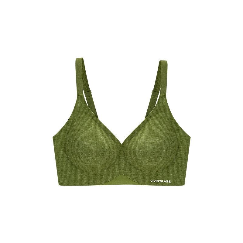 3863 calentamiento # ropa interior aceite de camellia calentamiento sostén 7A algodón de hilo antibacteriano soporte suave copa fija sostén