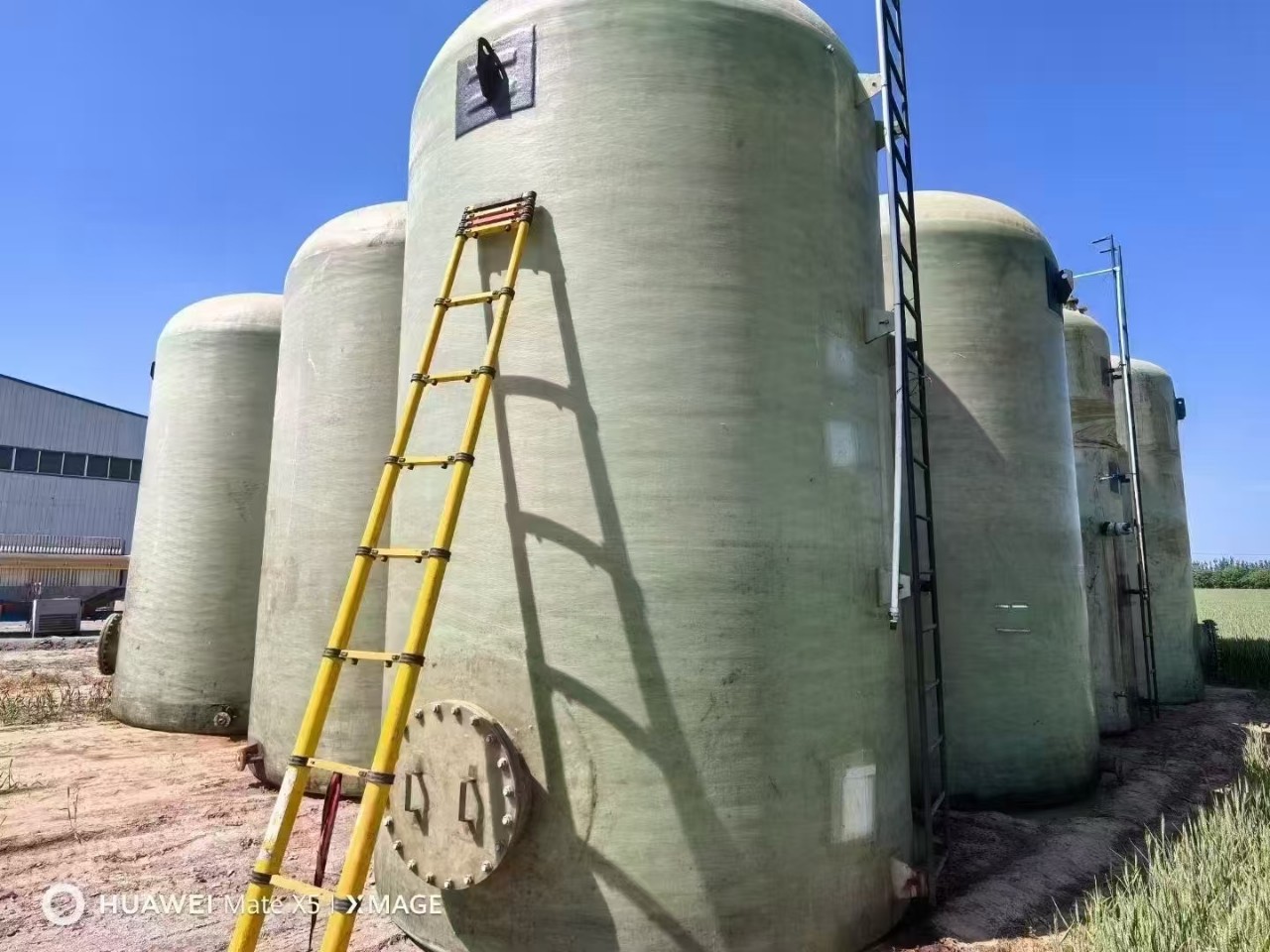 新到12台40方立式玻璃钢储罐，标价与实物不符需要的老板联系我