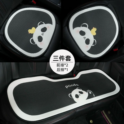 Universal Car Seat Cushion Advanced – Seat cushion, seat cover - honeycomb-naughty-panda-cushion-three-piece-set