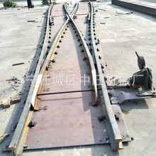 铁路道岔轨道器材单开双开对称铁路钢轨道岔地铁交叉渡线道岔