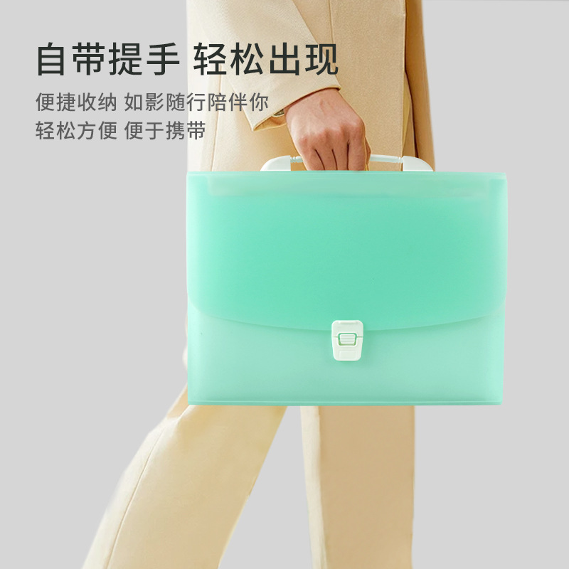 A4 bolsa de órgano bolsa de papel de prueba para estudiantes carpeta de órgano carpeta de papel de almacenamiento carpeta de bolsa de órgano