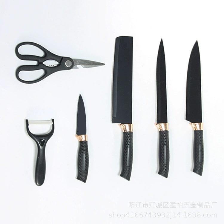 (Cross-border trading), gift box stainless steel, sharp set, 6 pieces