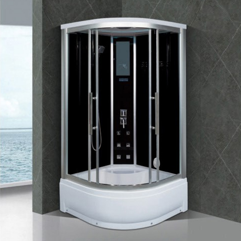 Baño completo en forma de abanico ducha integrada en casa surf vapor con bañera Baño Cuarto de baño