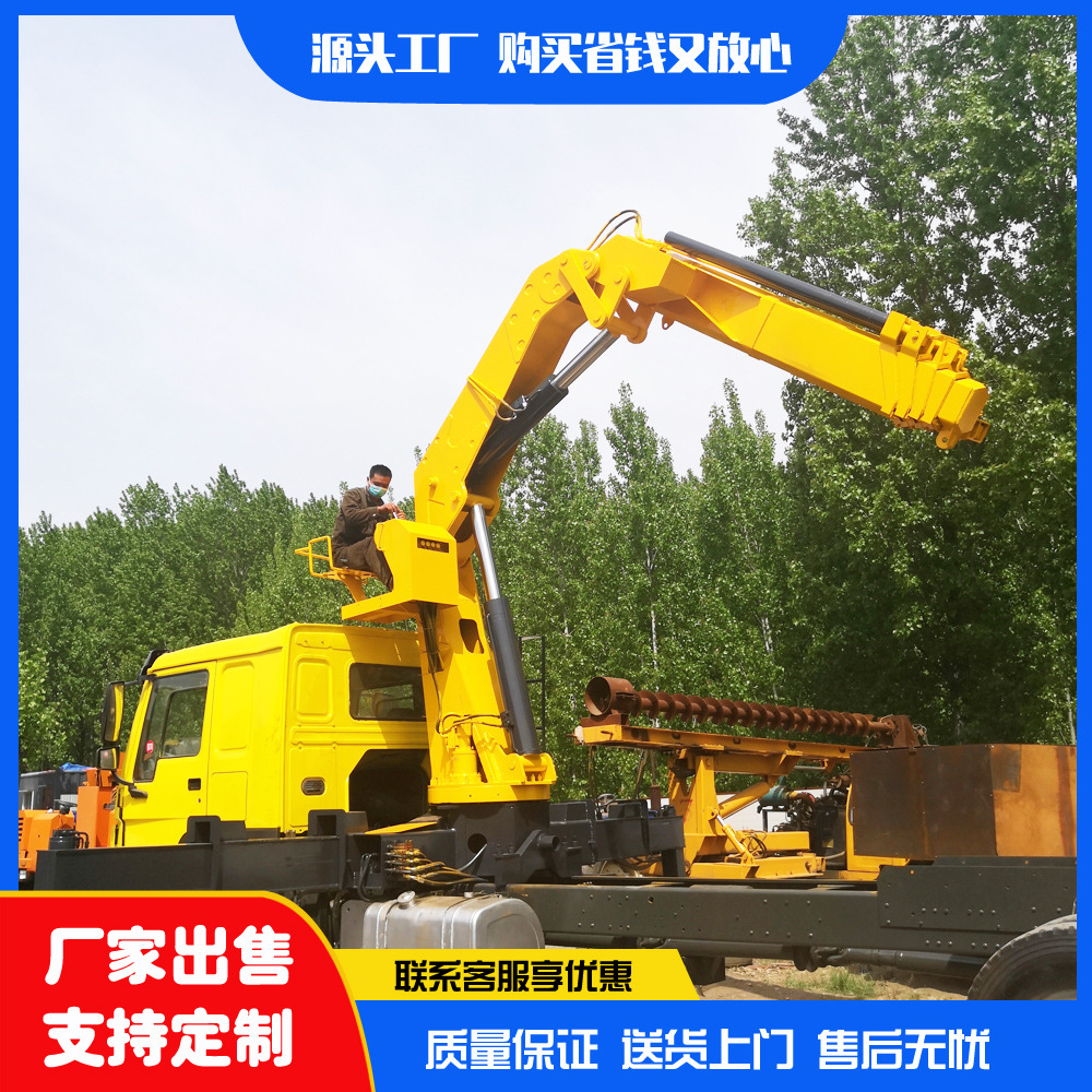 12吨车载折臂吊机 多折叠液压吊车 折臂式随车吊厂家