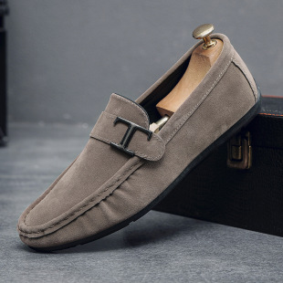 Loafers Men's 2024 New Slip-On Casual Versatile Slip-On Men's Shoes Trendy Shoes Soft Sole Soft Surface Non-Slip