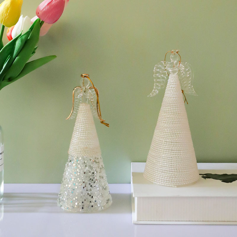 Ángel decoración Nordic ins estilo moderno minimalista alas de cristal estudio sala de estar decoración pantalla