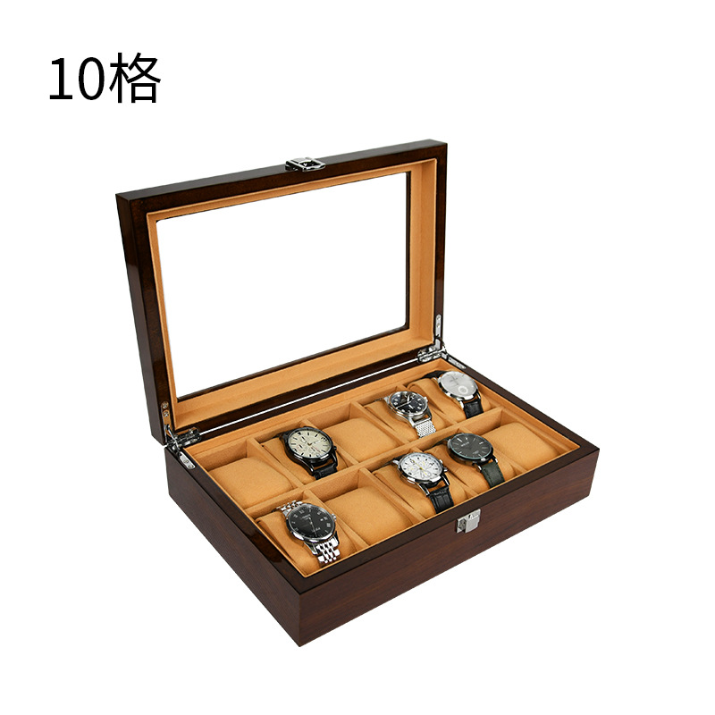 나뭇결 색 10 테이블 상자