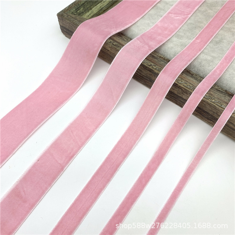 6mm 10mm 15mm 20mm 25mm 38mm Velvet Ribbon For Handmade Gift