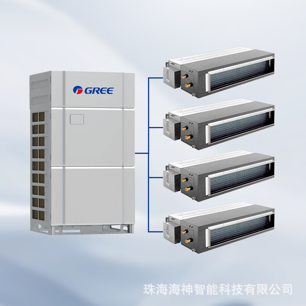 格力外贸出口中央空调一拖五隐藏式吊顶式多联机空调家用商用