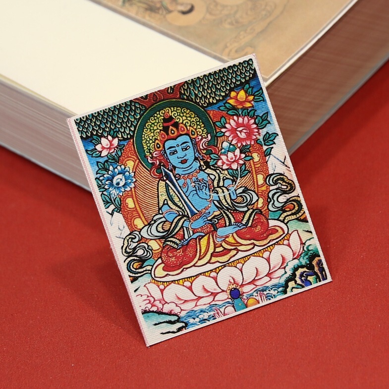 西藏式唐卡八大守护画芯卡心各种题材批发可定图可手绘描金|undefined