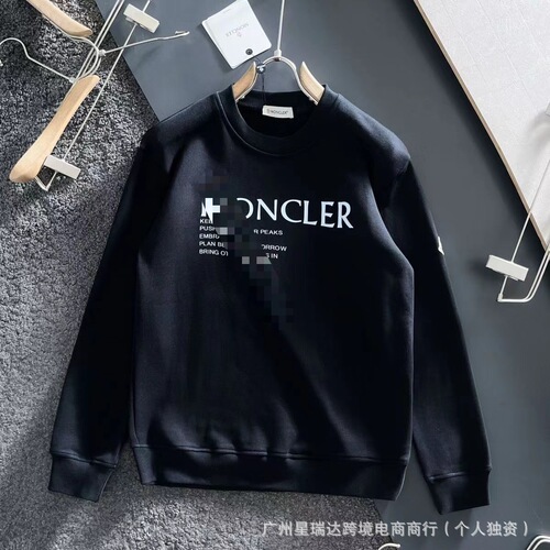 New European and American pure cotton Mon full print cler magic tape printing long-sleeved men's and women's same style hoodie couple 