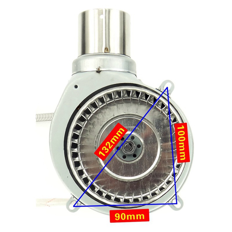 Accesorios de calentador de agua de gas de escape fuerte calentador de agua de gas doméstico fuerte ventilador de escape 220V Motor de cobre