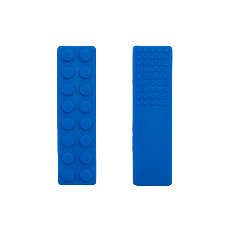 Amazon venta caliente bloque de silicona bitele alimenticio protección ambiental madre e infante niño anti-comerción de goma de diente de goma de muñeca