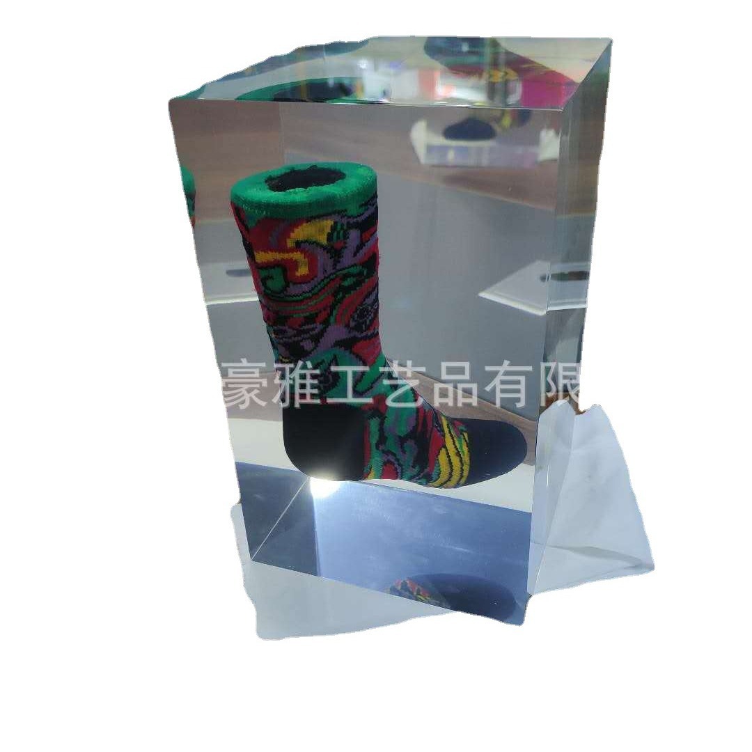加工生产 品牌袜子模型展示 祙子展示道具  透明包埋产品