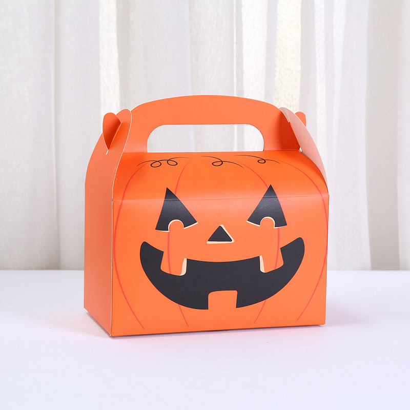 プリントケーキマフィンボックスキャンディギフト包装箱空箱卸売ハロウィンキャリーケースパーティーデザートボックス|undefined