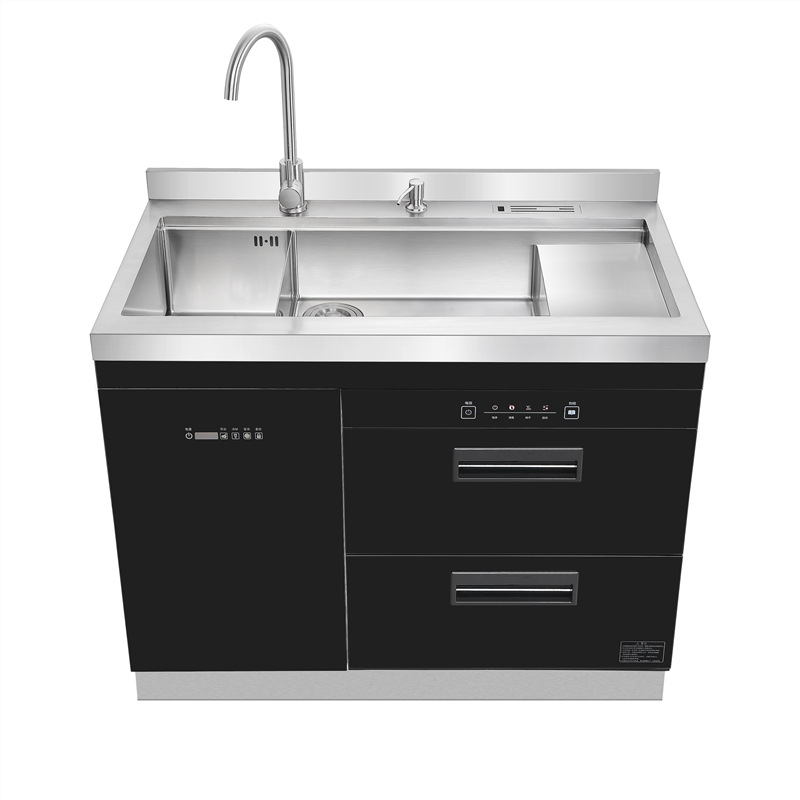 1 m 통합 싱크대 + 소독 캐비닛 + 초음파