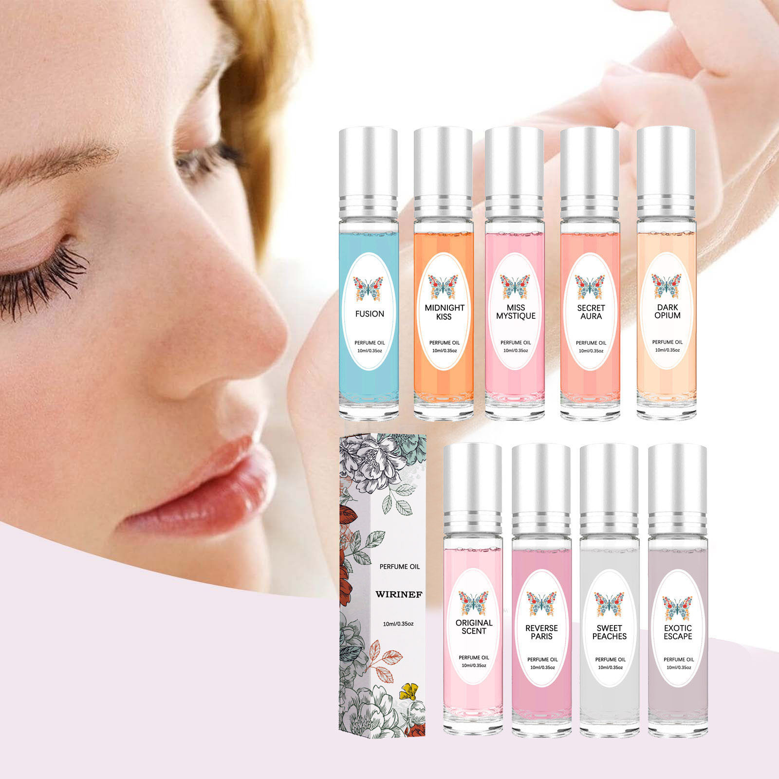 50g Weight Perfume Type Of Cosmetics Plastic Material Multicolor Pattern Casual, Vacation Style Multicolor Casual Vacation Perfume Personal Care 7
