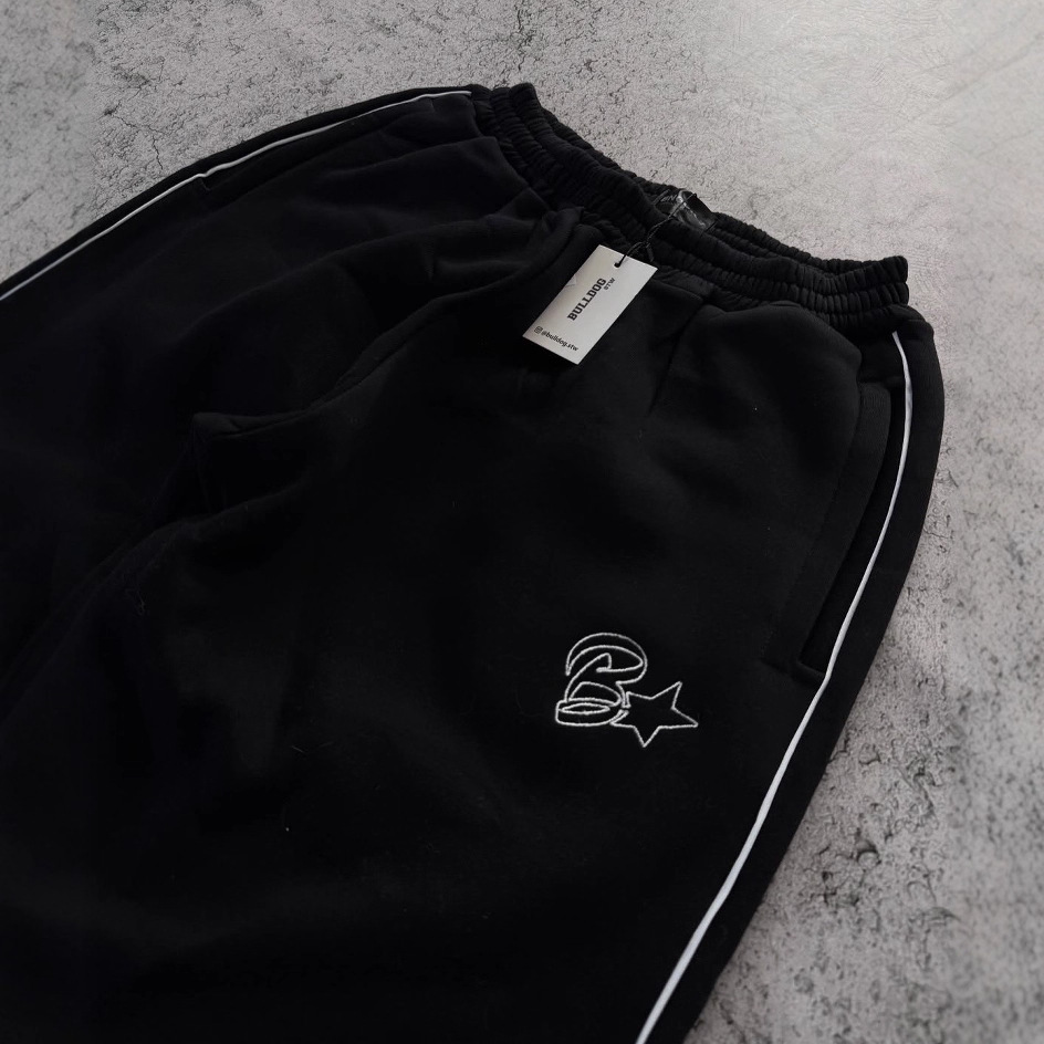 Nuevos pantalones deportivos casuales transfronterizos, estilo americano retro callejero, letras hip-hop impresas, pantalones largos de piernas anchas