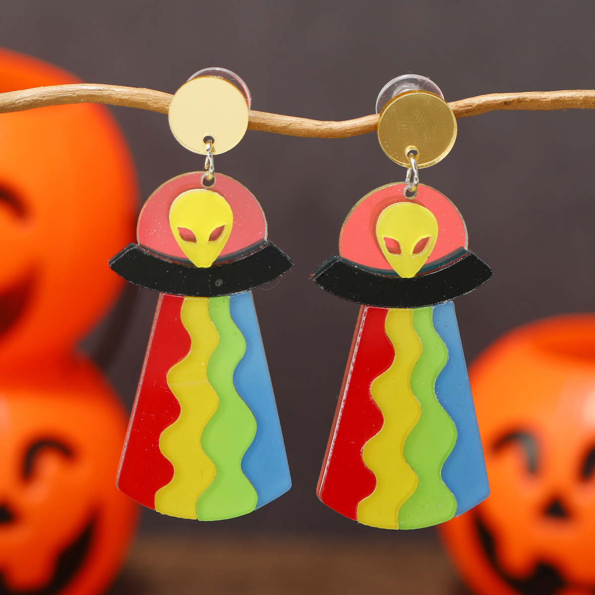 Cute ghost acrylic earrings