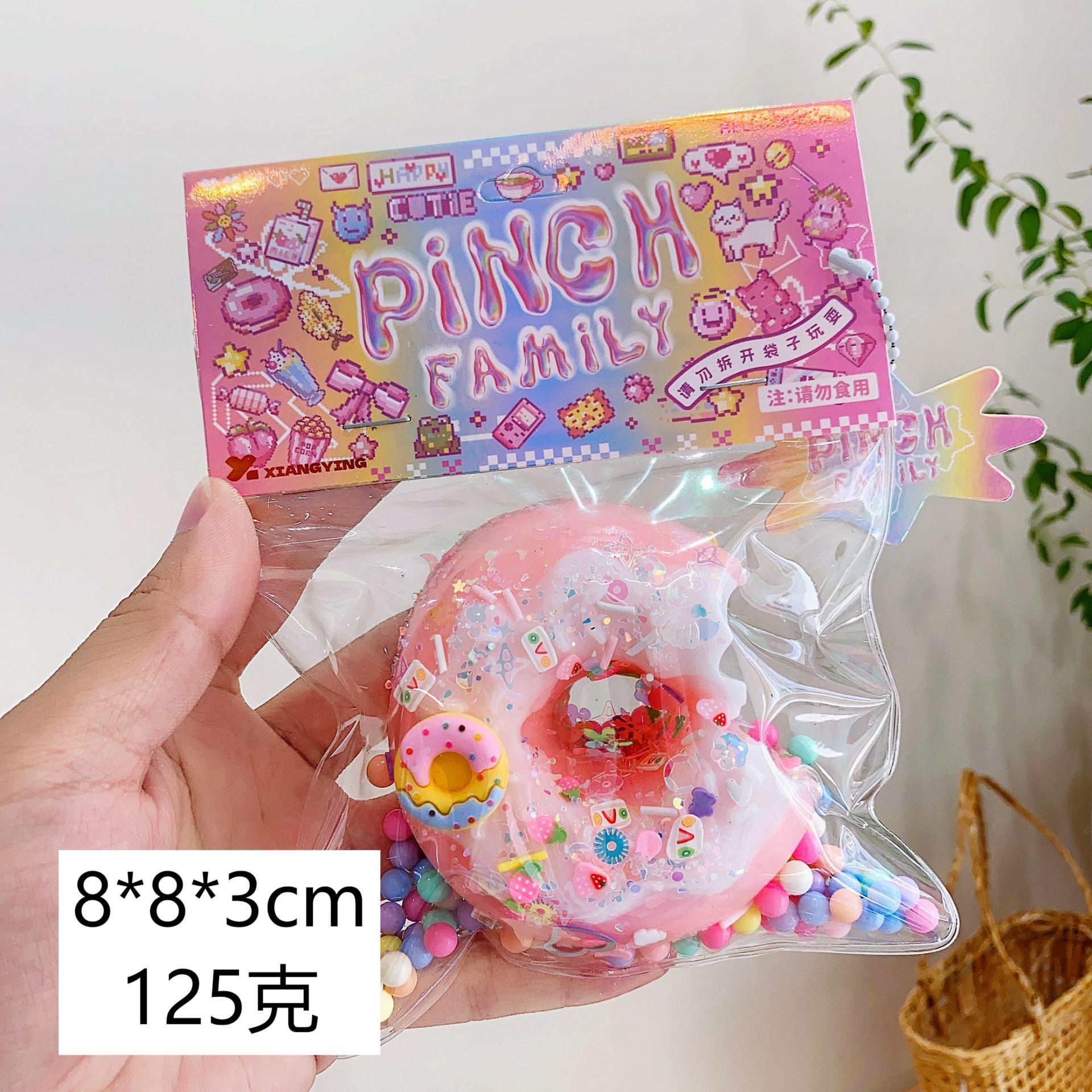 Juguete antiestrés suave tipo donut, un mágico juguete antiestrés suave.