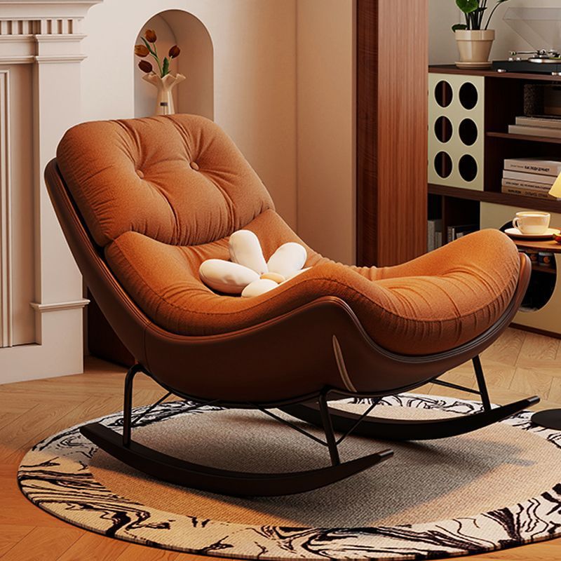 Rocking Chair Lazy Sofa Recliner Home Leisure Chair Living Room Bedroom Rocking Chair Light Luxury Single Sofa Chair Nest Chair