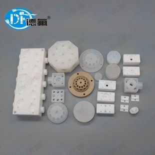 Defu Ptfe Tetrafluoroethylene Multi-Channel Switching Valve Teflon Plastic King Teflon Valve Plate High Cleanliness