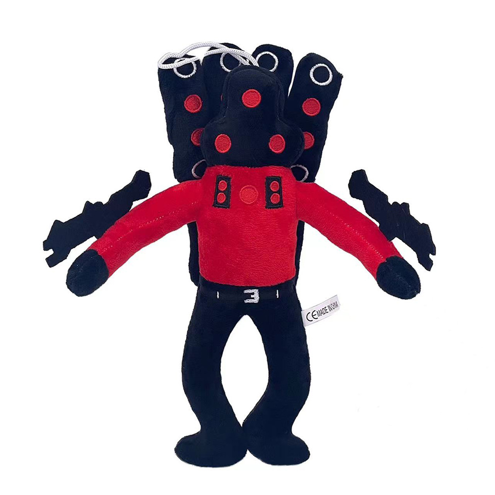 Cross-border Skibidi aseo persona Speakerman jefes Persona de audio relleno muñeca lote. Cabello