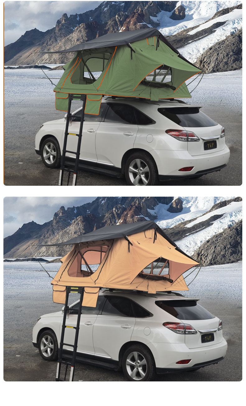 Weipai Car Roof Tent, No Setup Required, Quick Setup Car Tent, Soft-Top Folding Camping Car Roof Tent for Self-Driving Tours