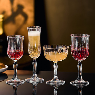 Wholesale Italian Imported Rcr Crystal Glass Champagne Shallow Dish Creative Dessert Cup Goblet Cocktail Glass